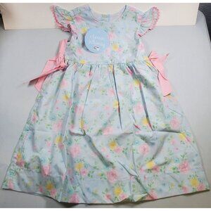 Classic Whimsy Peony Floral Avery Bubble Dress Girls Size 6Y NWT Summer Spring
